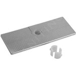 Accessoires - tablette coulissante pour barres et colonnes de douche, abs / chrome sk111 - sapho