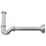 Sapho - bidet siphon 5 / 4' dia 32mm, nickel bross
