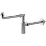 Bonomini - sapho king - siphon d'vier gain de place, 1 1 / 4, bonde 32 mm, chrome 0595sp25k7
