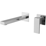 Cubemix cache 2 trous robinet de mlangeur de lavabo, chrome