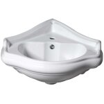 Sapho - kerasan retro - lavabo d'angle 58x58 cm, blanc 103201