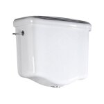 Sapho - kerasan retro - rservoir de chasse d'eau, blanc 108001