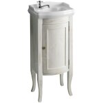 Sapho - retro - meuble - vasque, 365x850x290 mm, blanc ancien 1641