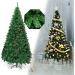 Costway - sapin de nol / arbre de nol artificiel 210cm, 950 branches