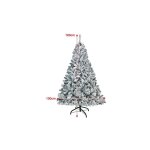 Sapin de noël artificiel 210 cm (Ø env. 115 cm) avec 950 pointes et blanc naturel avec flocons de neige ... Sapin de noël artificiel 210 cm (Ø env. 115 cm) avec 950 pointes et blanc naturel avec flocons de neige ...