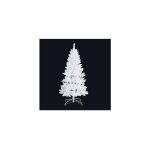 Sapin de no�l artificiel amovible 'kelo' effet neige �80x150cm coloris blanc (non lumineux)