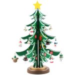 Sapin de no�l en bois diy ensemble de sapin de no�l miniatures cr�atives d�corations de festival f�te ...