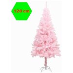 Sapin de nol rose artificiel 150 x 75 cm et pied support pour un nol original.