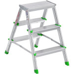 Sarayli - marchepied double acc�s pliant, pieds et marches antid�rapante en aluminium ?