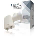 Satellite kn - t20 universal lnb lnb twin 0, 2 db pour deux tv