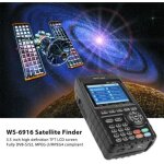 Satlink ws 6916 hd mesureur de champ satellite dvb - s2 hd donn�es d�tecteur de signaux satellite num�rique ...