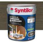 Saturateur terrasses et bardages syntilor biosourc� 2, 5l bois gris�s mat