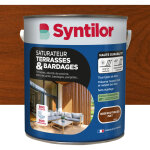 Saturateur terrasses et bardages syntilor biosourc� 5l bois exotiques mat