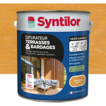 Saturateur terrasses et bardages syntilor biosourc� 5l naturel mat