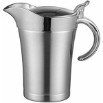 Sauci�re thermo inox double paroi 750 ml, avec couvercle, pour sauce, cr�me ou service chaud / froid