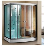 Sauna douche hammam combin� juno 165x110 cm x 215 cm