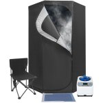 Sauna � vapeur portable, kit de sauna personnel pour spa � domicile, hammam d�toxifiant et relaxant pour ...