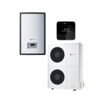 Saunier duval - ensemble pompe à chaleur air / eau genia air 10 kw triphasé chauffage seul + régulation ... Saunier duval - ensemble pompe à chaleur air / eau genia air 10 kw triphasé chauffage seul + régulation ...