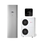 Saunier duval - ensemble pompe  chaleur air / eau genia air 12 kw monophas chauffage et ecs 190l + ...