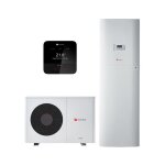 Saunier duval - ensemble pompe  chaleur air / eau monobloc geniaair max 5 monophas et geniaset max ...