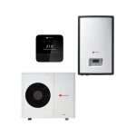 Saunier duval - ensemble pompe à chaleur air / eau monobloc geniaair max 8 monophasé et module hydraulique ... Saunier duval - ensemble pompe à chaleur air / eau monobloc geniaair max 8 monophasé et module hydraulique ...