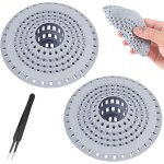 Sauntere 3pcs cheveux douche en silicone - filtre evier cuisine et filtre douche anti - bouchage - salle ...