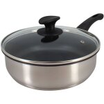 Sauteuse menastyl 6020248 - en acier inoxydable - 28 cm - tous feux dont induction