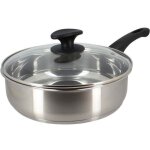 Sauteuse menastyl 6020248 - en acier inoxydable - 28 cm - tous feux dont induction