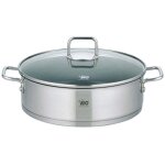 Sautoir 28 cm en acier inoxydable 18 / 10 antiadh�sif elo citrin