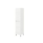 Savinidue - colonne de salle de bain au sol chêne blanc avec portes réversibles Savinidue - colonne de salle de bain au sol chêne blanc avec portes réversibles