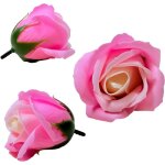 Savon bicolore rose - rose et cr�me