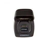 Scanstrut - flip pro plus - double port de charge usb - a + usb - c, 12 / 24v, pour camping - car, van ... Scanstrut - flip pro plus - double port de charge usb - a + usb - c, 12 / 24v, pour camping - car, van ...