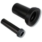 Andyou ? vidage wc ? jeu de manchettes pour cuvette suspendue ? plastique durable ? raccords pour tuyauterie ...