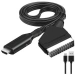 Scart vers hdmi convertisseur p�ritel vers hdmi avec c�ble hdmi, pour full hd tv 720p / 1080p pour les ...
