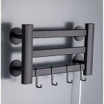 Sche - serviettes lectriquesalle de bain temprature constante 120w murale sans poinonnage 3 couches no ...