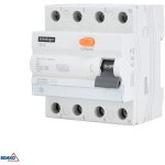 Disjoncteur diff�rentiel ac 4p 25a 300ma - protection �lectrique - rail din - ip20
