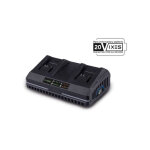 Scheppach - chargeur double 2. 4a 20v - batterie universelle pour la gamme 20v ixes