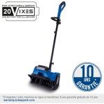 Scheppach - fraise  neige sans fil bc - snb400 - x ? fraise  neige ixes 20v ? largeur de travail 40 ...