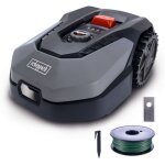 Scheppach - robot tondeuse l500 ? jardins jusqu'� 400 m� - largeur de coupe 18 cm ? commandes par application ...