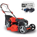 Scheppach tondeuse thermique hybride ms200 - 51e ? d�marrage �lectrique ? 5, 2 cv ? largeur de coupe ...