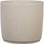 Scheurich linetto 47. vase / pot de fleurs / jardini�re. rond. en plastique couleur : sable. 46. 6 cm ...