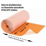 Ditra natte de désolidarisation et d'étanchéité autocollante / m² schluter Ditra natte de désolidarisation et d'étanchéité autocollante / m² schluter