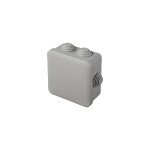 Schneider electric - boite de derivation 80x80x45mm grise tanche couvercle 7 entres embouts ip55 ik07 ...