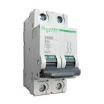 Schneider electric - disjoncteur 10a 2p courbe b 6ka c60n (quivalent au c60n 23941 multi9) 24076