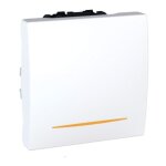 Schneider electric - interrupteur bipolaire lumineux 16a blanc 2m � encastrer (sans support ni plaque) ...