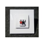 Schneider electric - prise haut - parleur 1 sortie blanc polaire 2 bornes � ressorts complet avec support ...