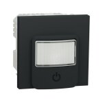 Schneider electric - unica - dtecteur de mouvements + poussoir - 230v - 10a - anthracite - mca seul ...