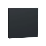 Schneider electric - unica - enjoliveur interrupteur ou bouton - poussoir - 2 mod - anthracite (nu920054) ...
