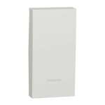 Schneider electric - unica - enjoliveur interrupteur ou bouton - poussoir lumineux - 1 mod - blanc (nu910018n) ...