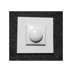 Schneider electric - variateur rotatif molette pour fluo blanc polaire 4 fils 200ma complet avec support ...